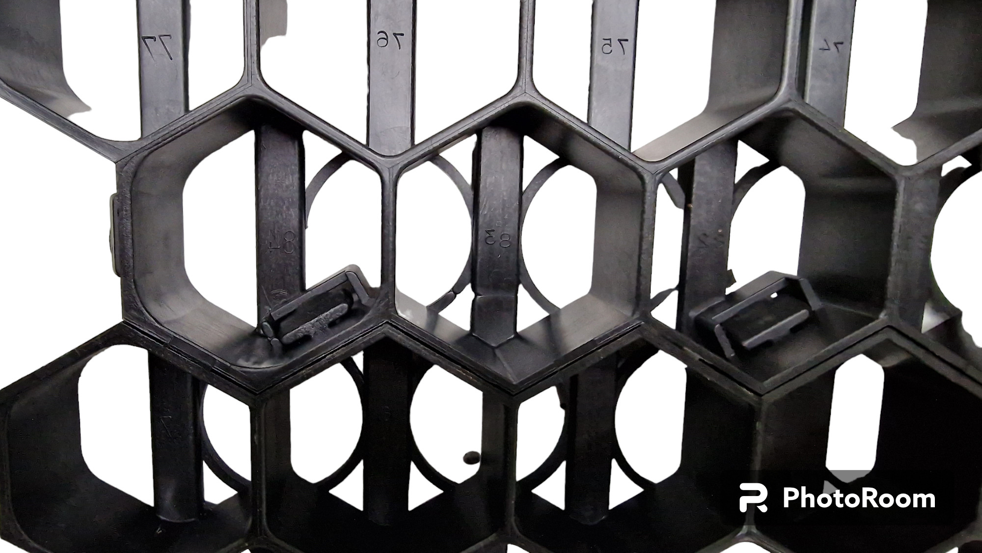 Detailaufnahme der Paddock-System35 Wabenstruktur